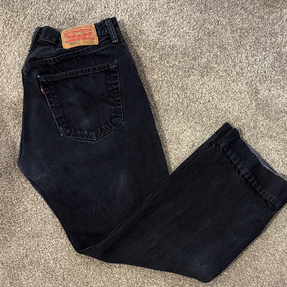 Levi's Men's Relaxed Black Jeans